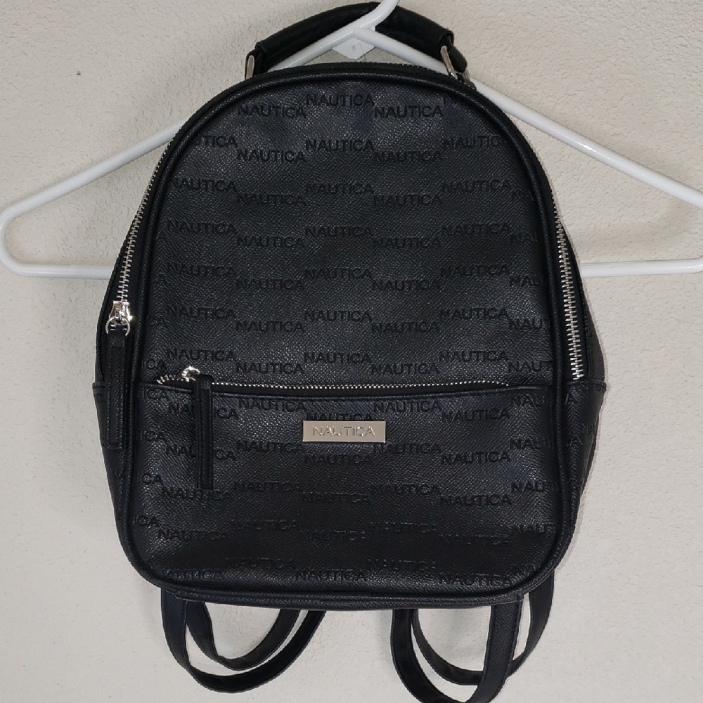 Nautica Black Mini Backpack